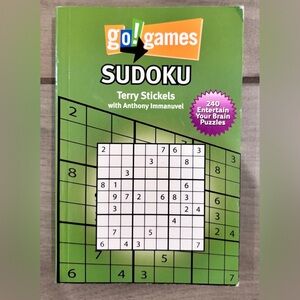 NWT SODOKU Brain Puzzle Book(very easy-very hard)-T.Stickels & A.Immanuvel 🧠